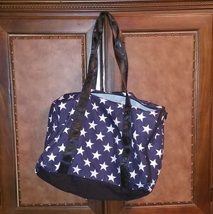 Kendall & Kylie star duffle tote bag